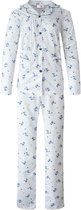 Dames pyjama Fine woman katoen en polyester gebloemd blauw L