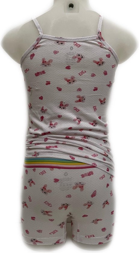 Embrator filles Ensemble de sous-vêtements Koka blanc taille 104/110