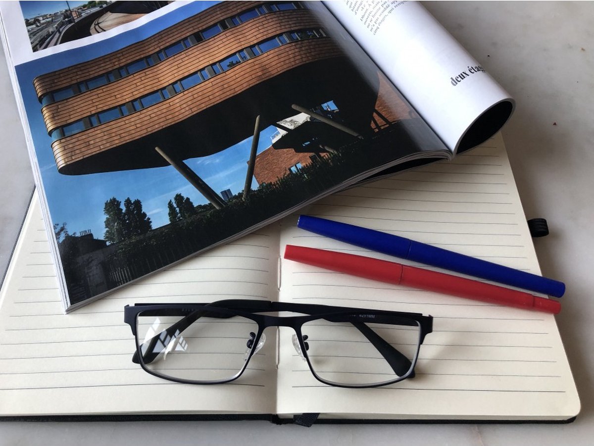 Lunettes De Lecture SILAC - Monture Métal Noire Légère, Verres Anti-rayures, Pour Homme