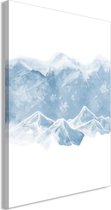 Schilderij - Ice Land (1 Part) Vertical.