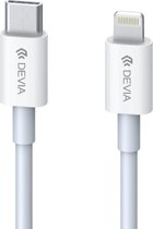 DEVIA MFI USB-C naar Lightning kabel 1,5 Meter Geschikt voor iPhone (12,13) & iPad- oplader kabel - lader - kabel - oplader - WIT- 324710
