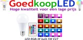 LED RGB+W bulb 5W E27