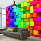 Fotobehang - Colourful Cubes.
