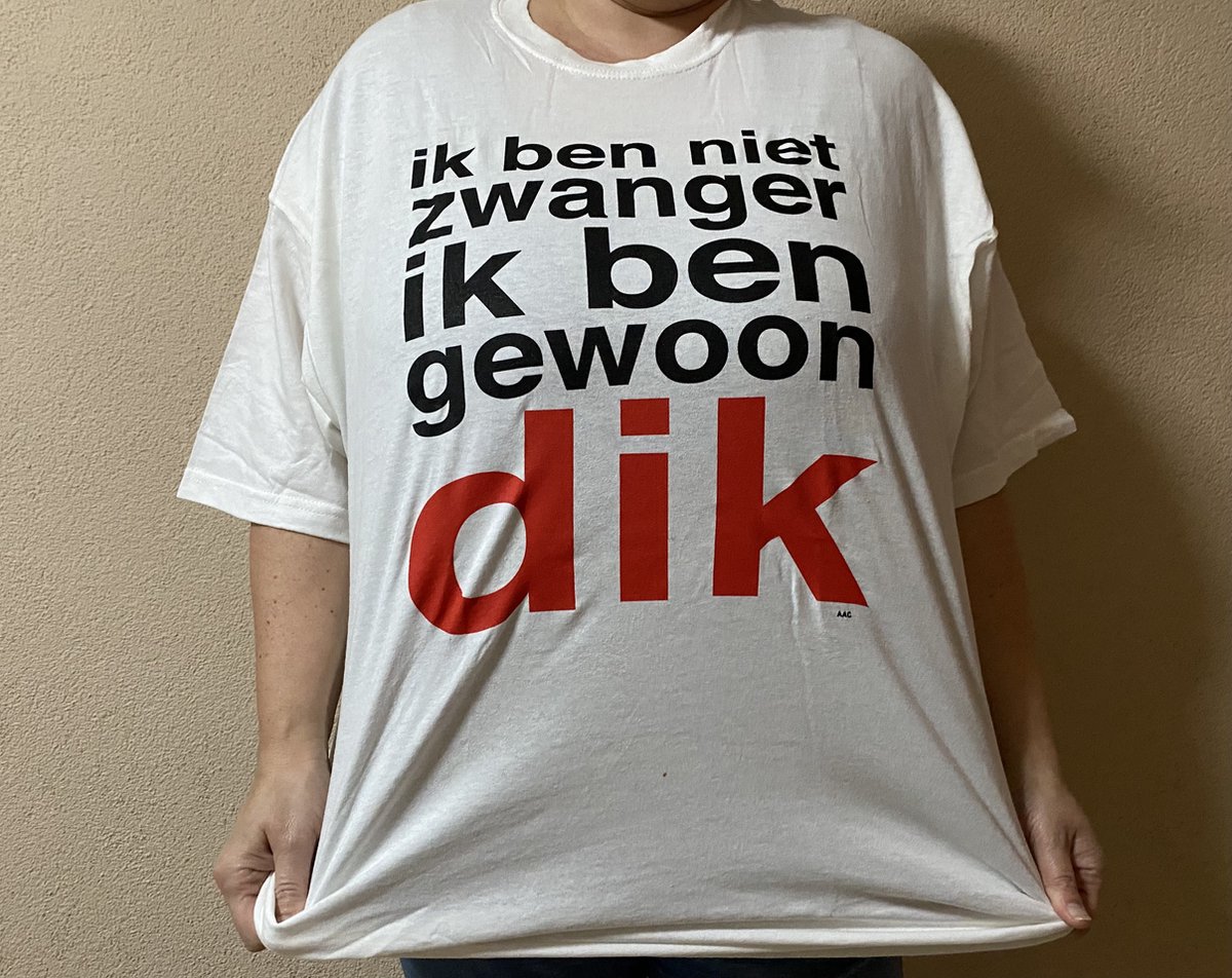 T-shirt - Ik ben NIET zwanger Ik ben gewoon DIK - funartikel | bol.com