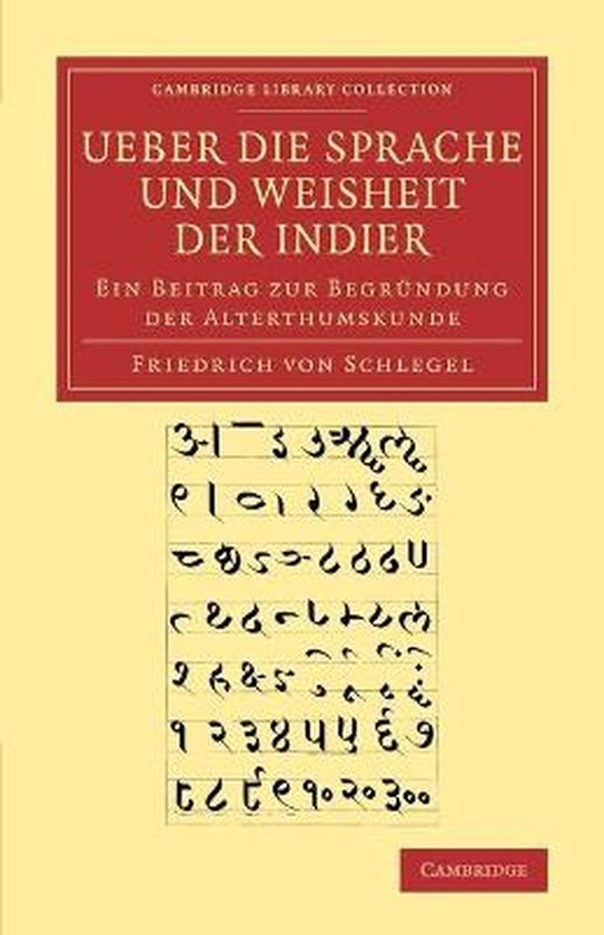 Ueber Die Sprache Und Weisheit Der Indier - cover