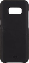 Senza Pure Leather Cover with Card Slot Samsung Galaxy S8 Deep Black