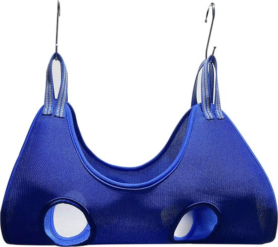 Chats, sac suspendu pour chien pour couper facilement les ongles, bleu taille Medium, sac à linge, coupe-ongles, soins pour animaux de compagnie