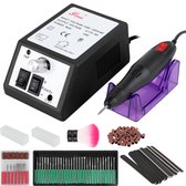 Linaxx® Professionele Elektrische Nagelvijl - Nagelfrees - Nagelfrees Elektrische Voor Manicure - Inclusief Schuurrolletjes Nagelfrees