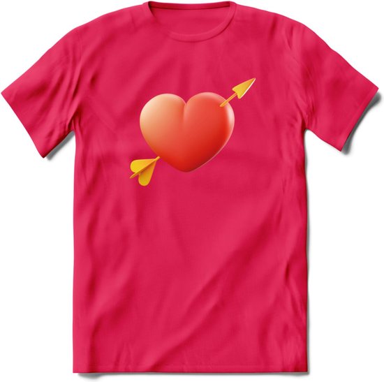 Valentijn Hart T-Shirt | Grappig Valentijnsdag Cadeautje voor Hem en Haar |  Dames -... | bol.com