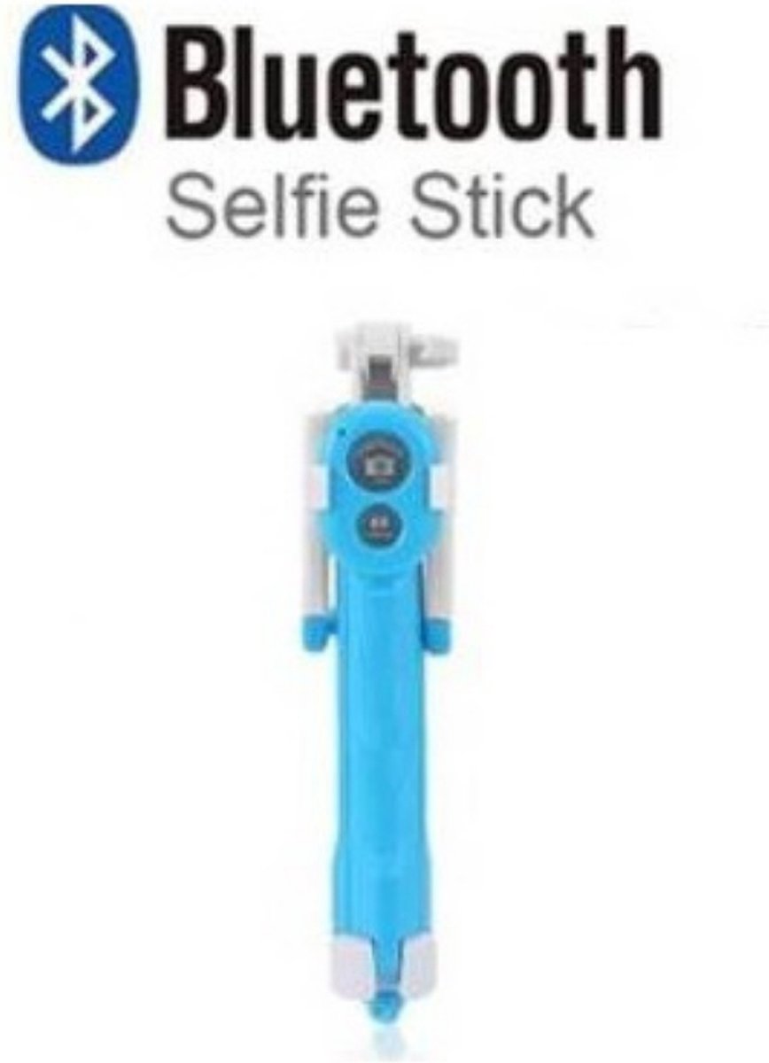 Monopod Statief Met Bluetooth Voor Selfie - Selfie Stick - Statief en selfiestick - Blauw