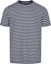 Anerkjendt - T-shirt Akrod Strepen Blauw - Maat S - Modern-fit