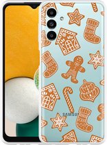 Hoesje Geschikt voor Samsung Galaxy A13 Christmas Cookies