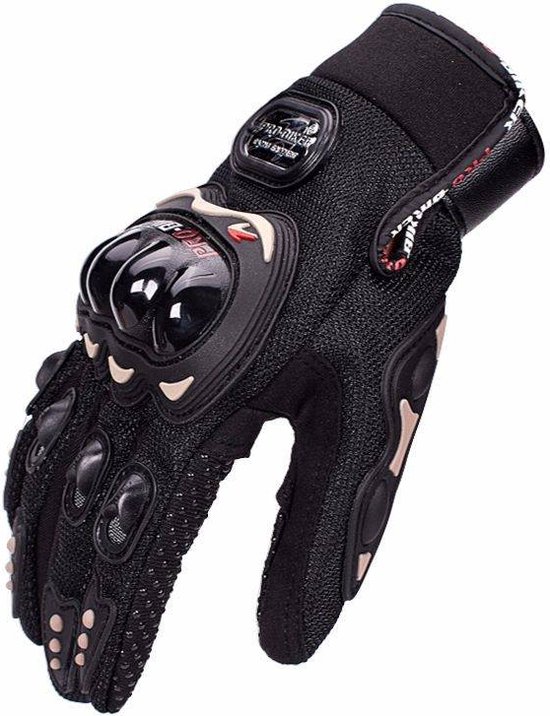 Motorhandschoenen Zwart - Zomer - Pro Biker - Maat XL
