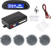 Hoobi® Parkeersensor - Auto - Achteruit parkeren - Met geluid - Parkeerhulp – Grijs