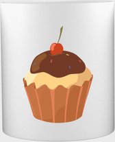 Akyol - cupcake Mok met opdruk - cupcake - cupcake liefhebbers - muffin - 350 ML inhoud