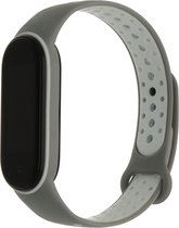 Bandje Voor Xiaomi Mi 5/6 Dubbel Sport Band - Grijs Wit - One Size - Horlogebandje, Armband