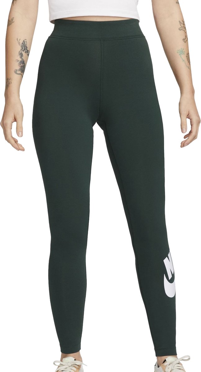 Nike Sportswear Essential Gx High Rise Futura Dames Legging Groen