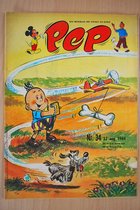 Pep No.34 - 22 augustus 1964 - Een weekblad met Mickey en Kuifje