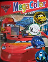 Megacolor - Disney's Cars - Kleurboek + stickers