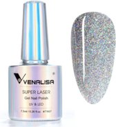 Super laser glitter gellak - 7,5ml - Gellak - Nagel glitters - Nail art - Glitters voor nagels - UVgel - Mooie glitters - Nagelverzorging - Nagelstyliste - Nepnagels - Nailart tool