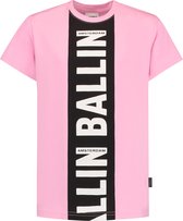 Ballin Amsterdam -  Jongens Slim Fit    T-shirt  - Roze - Maat 176