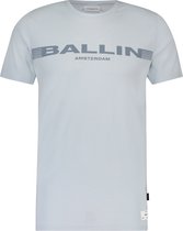 Ballin Amsterdam -  Heren Slim Fit    T-shirt  - Blauw - Maat L