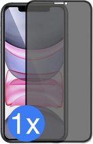 iPhone X / Xs / 11 Pro Privacy Screenprotector - iPhone 11 Pro Privacy Glass - iPhone X/Xs Screenprotector Privacy - Edge to Edge - 1 Stuk