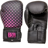 Dames BXR-bokshandschoenen | (Kick-)Bokshandschoenen | - Product Kleur: Zwart / Roze / Product Maat: 12OZ