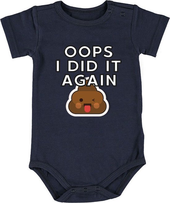 Oups, je l'ai encore fait (caca) Bébé Romper | barboteuse | naissance | cadeau | garçon