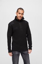 Heren - Mannen - Dikke kwaliteit - Modern - Nieuw - Alpin Pullover zwart