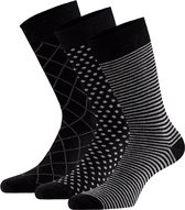 Apollo | Heren sokken van biologisch katoen | 6-Paar | Zwart | Maat 43/46 | Sokken maat 43 46 | Bio-Katoen | Duurzaam