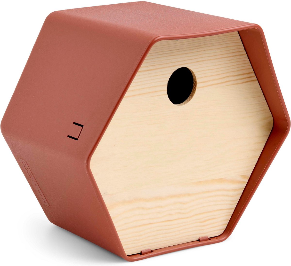 Capi Europe - Vogelhuisje rond Hive - 19x23x20 - Bruin - Capi Biodiversity Hive - AHBIB001