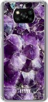 6F hoesje - geschikt voor Xiaomi Poco X3 Pro -  Transparant TPU Case - Purple Geode #ffffff