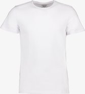 Unsigned heren T-shirt wit ronde hals - Maat L