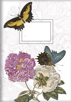 Notitieboekje Vlinders en bloemen 15x21cm