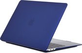 MacBook Air 13 Inch 2018 / 2019 / 2020 Mat Blauwe Case | Geschikt voor Apple MacBook Air 13.3 | MacBook Air M1 Hard Case Cover | Geschikte modellen A1932 / A2179 / A2337