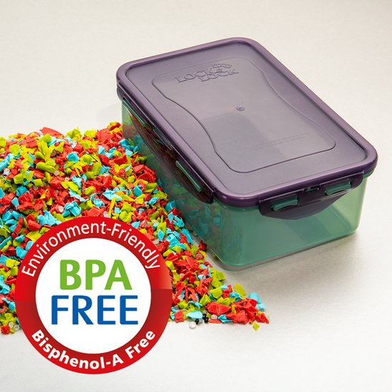 Contenants pour aliments frais Lock & Lock ECO | Boîte à lunch - Lot de 2 pièces - 1 + 1,4 litres