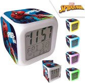 Spider-Man wekker - Spiderman alarm klok - Digitale werkker Spiderman - Kinderwekker - Wekker