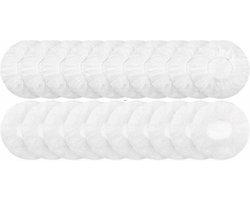 DKT Elastische wegwerp Hygienehoesjes/hoofdtelefoon cover hoes 7cm DKT-HH0007Z 100 stuks | Wit | universeel