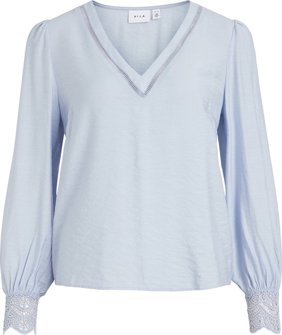 VILA VIHEDVIGS V-NECK L/S TOP Dames T-shirt - Maat 36