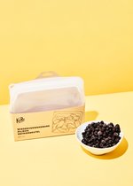 KoRo | Herbruikbare siliconen diepvrieszak 470 ml transparant