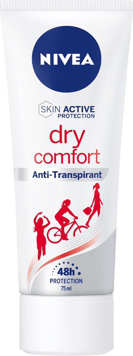 NIVEA Dry Comfort Deodorant Spray - Anti-Transpirant - Droog gevoel - 48 uur bescherming - Met mineralen en DryPlus-systeem - Alcoholvrij