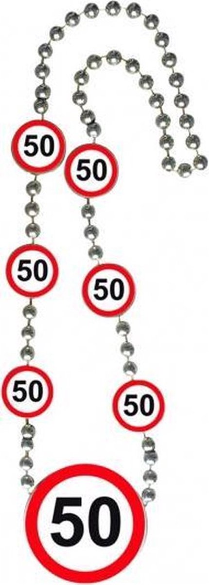 Ketting 50 jaar verkeersborden - Abraham 50 jaar