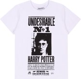 Wit T-shirt voor jongens - Harry Potter / 128 cm