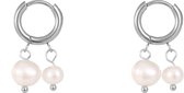 Boucles d'oreilles Go Dutch Label 2 perles Argent E2228-1