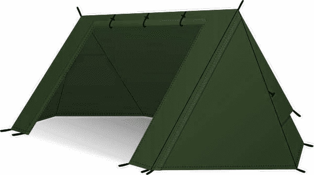 A-Frame Tent - 2 personen - Zwart