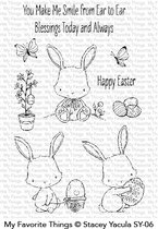 Easter Bunnies Clear Stamps (SY-06)