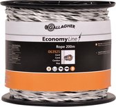 Gallagher Cord EconomyLine (5 MM / Wit) - 200 Meter