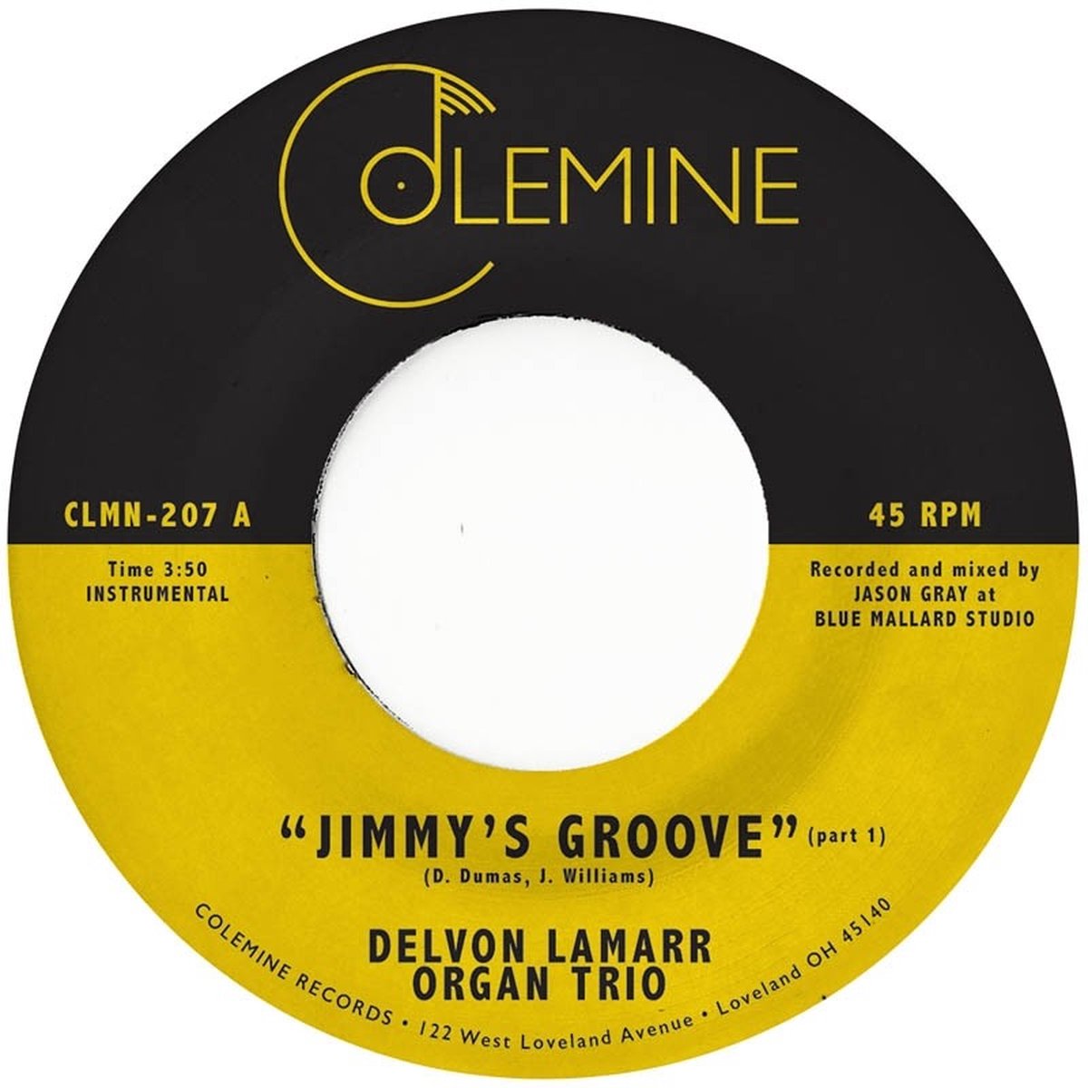 Delvon Lamarr Organ Trio - Jimmy's Groove (7" Single)