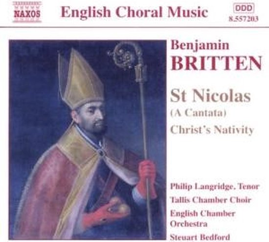 Philip Langridge - St.Nicolas Cantata / Christ's Nativ (CD)